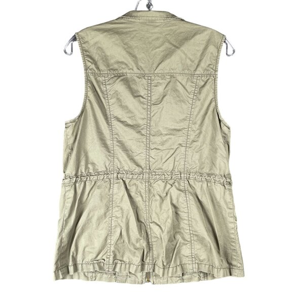 Chicos Womens Vest 0/S Green Office Work Career Sequin Capsule Everyday Minimal - Picture 7 of 13